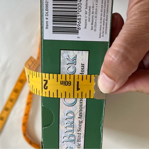 Mark Feldstein 8 inch Original Singing Bird Clock 15 th Anniversary NIB - Picture 2 of 13